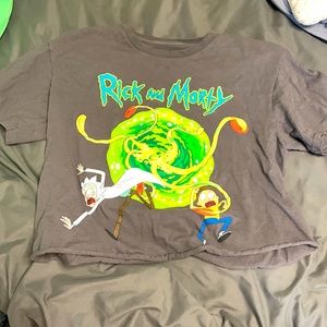 Rick and Morty crop top